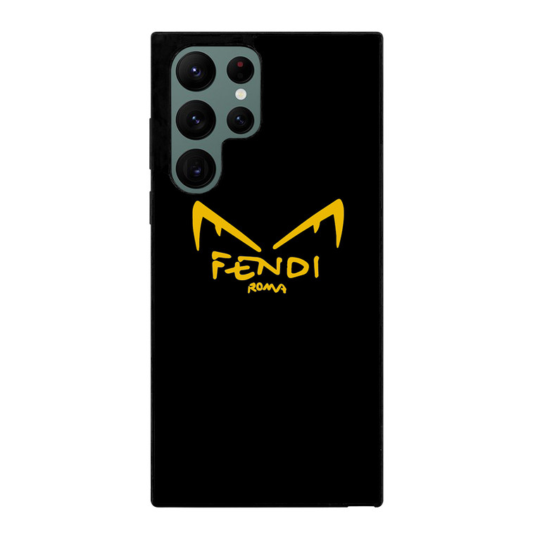 FENDI ROMA EYES IN BLACK Samsung Galaxy S22 Ultra 5G Case Cover