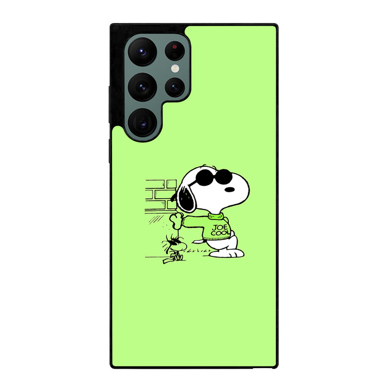 Joe Cool Snoopy Dog Samsung Galaxy S22 Ultra 5G Case Cover