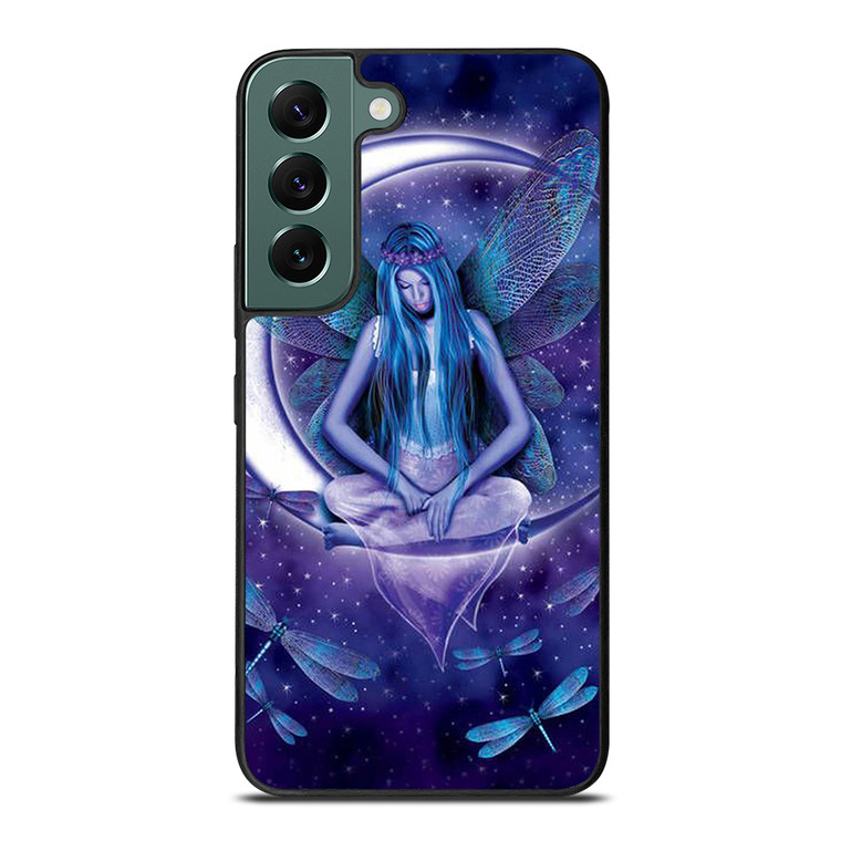 FAIRY DRAGONFLIES ON MOON Samsung Galaxy S22 5G Case Cover