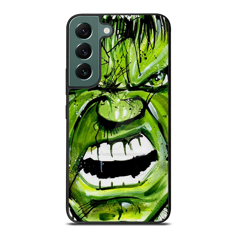 Hulk Comic Face Samsung Galaxy S22 5G Case Cover