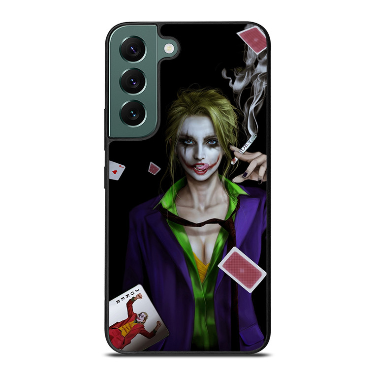 Joker Girl Smoking Samsung Galaxy S22 5G Case Cover