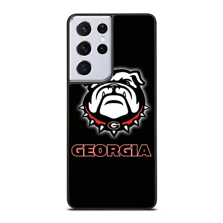 GEORGIA BULLDOGS LOGO Samsung Galaxy S21 Ultra 5G Case Cover