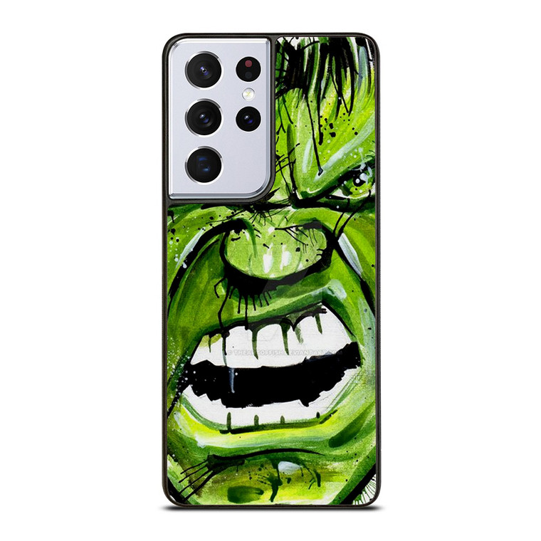 Hulk Comic Face Samsung Galaxy S21 Ultra 5G Case Cover