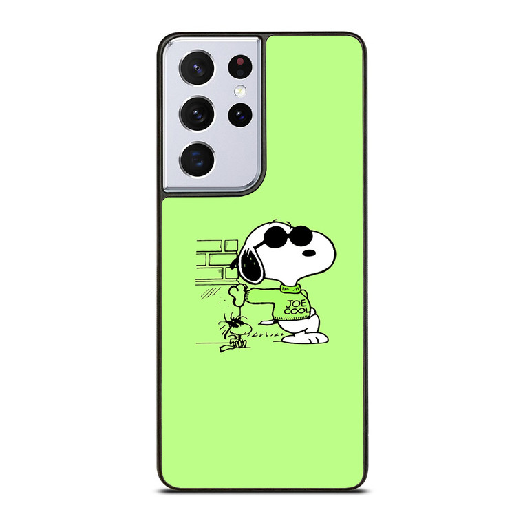 Joe Cool Snoopy Dog Samsung Galaxy S21 Ultra 5G Case Cover