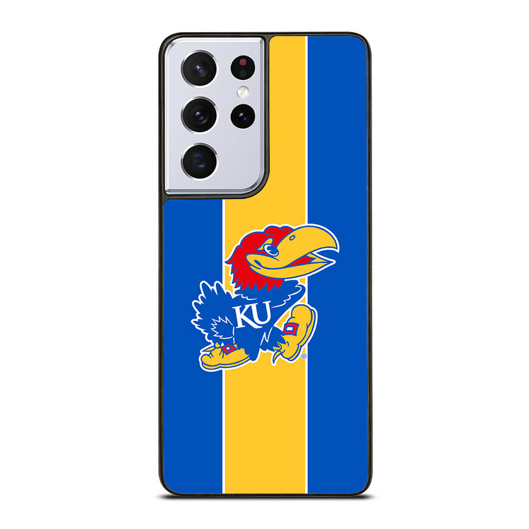 Kansas Jayhawks Logo Samsung Galaxy S21 Ultra 5G Case Cover