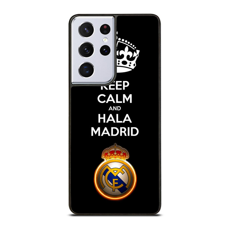 KEEP CALM AND HALA MADRID Samsung Galaxy S21 Ultra 5G Case Cover