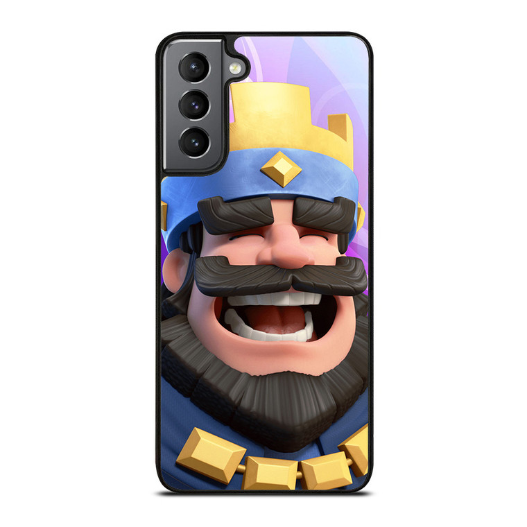 CLASH ROYAL KING SMILING Samsung Galaxy S21 Plus 5G Case Cover