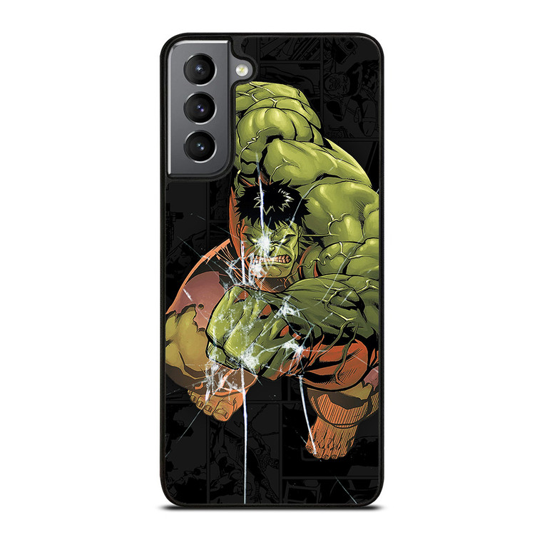 Hulk Comic In Action Samsung Galaxy S21 Plus 5G Case Cover