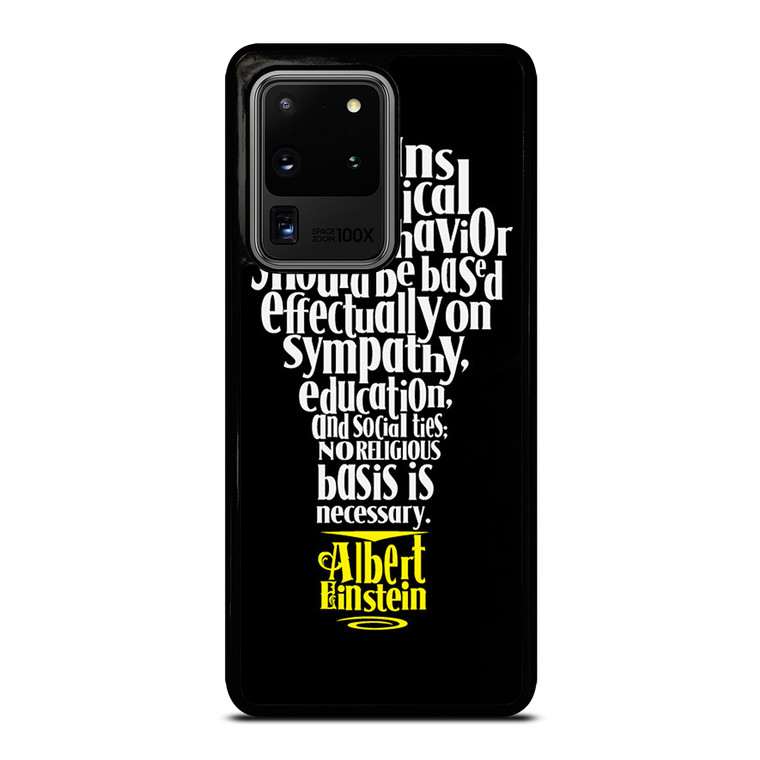ALBERT EINSTEIN 'S THINKING Samsung Galaxy S20 Ultra 5G Case Cover