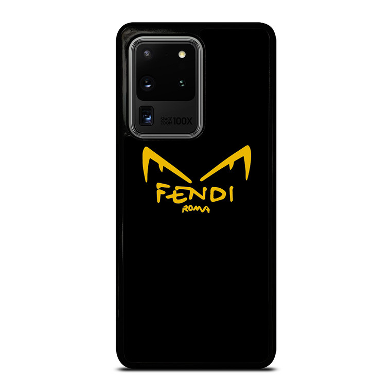 FENDI ROMA EYES IN BLACK Samsung Galaxy S20 Ultra 5G Case Cover