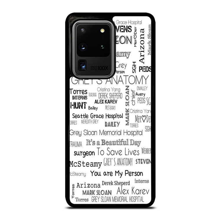 GREY'S ANATOMY STORY Samsung Galaxy S20 Ultra 5G Case Cover GREY'S ANATOMY STORY Samsung Galaxy S20 Ultra 5G Case Cover