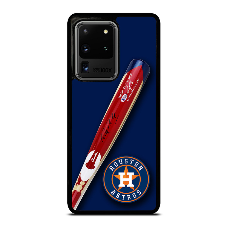 Houston Astros Correa's Stick Signed Samsung Galaxy S20 Ultra 5G Case Cover