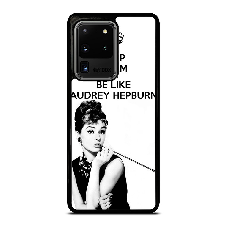 KEEP CALM AUDREY HEPBURN Samsung Galaxy S20 Ultra 5G Case Cover