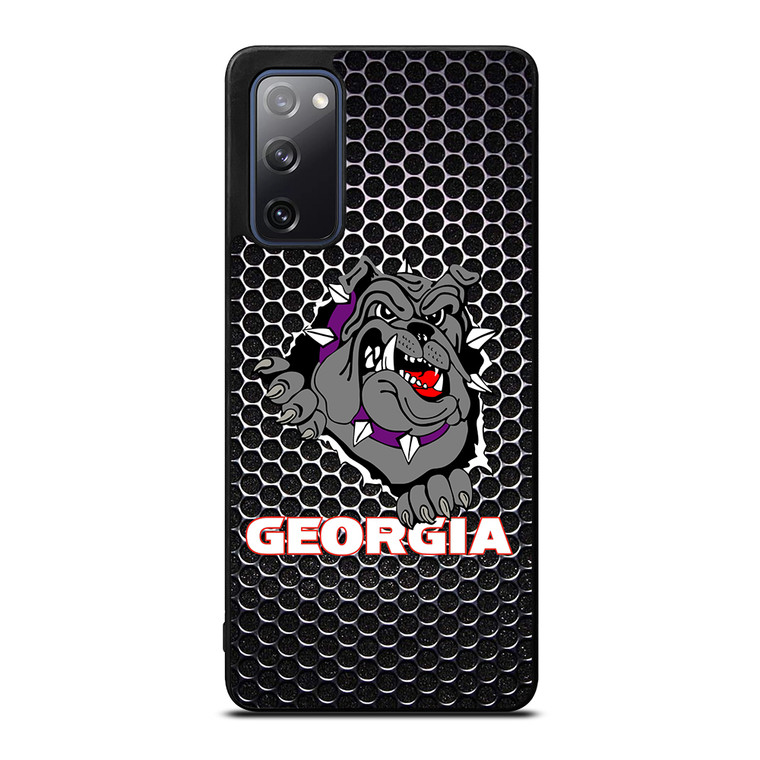 GEORGIA BULLDOGS SHIELD Samsung Galaxy S20 FE 5G 2022 Case Cover