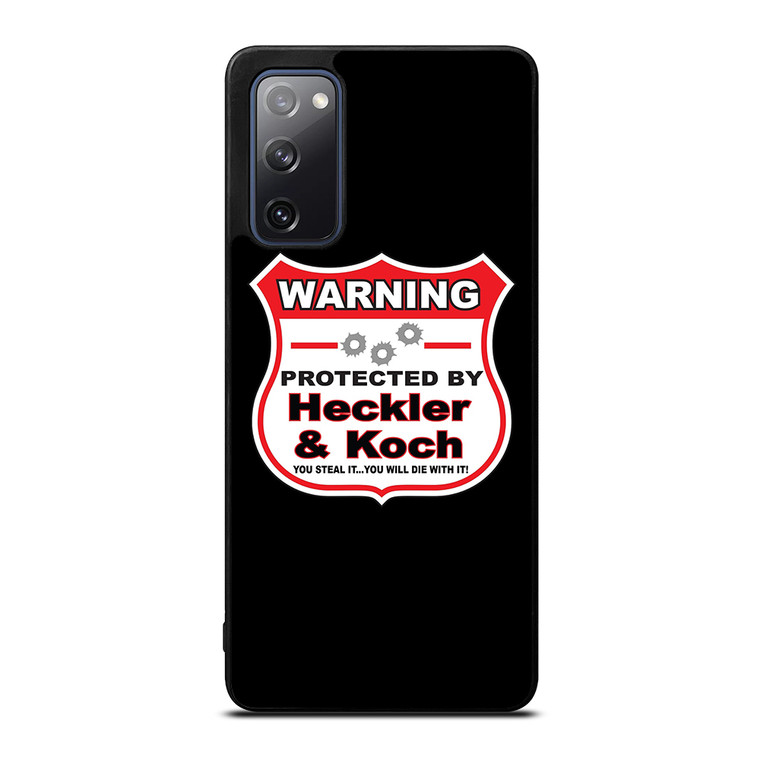 HECKLER & KOCH WARNING Samsung Galaxy S20 FE 5G 2022 Case Cover