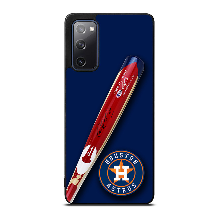 Houston Astros Correa's Stick Signed Samsung Galaxy S20 FE 5G 2022 Case Cover