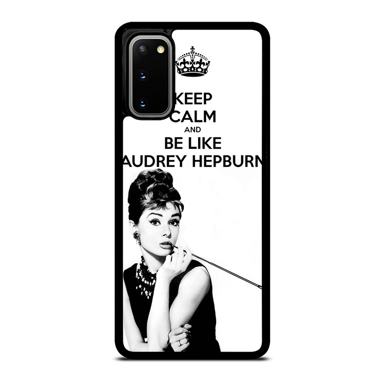 KEEP CALM AUDREY HEPBURN Samsung Galaxy S20 5G Case Cover