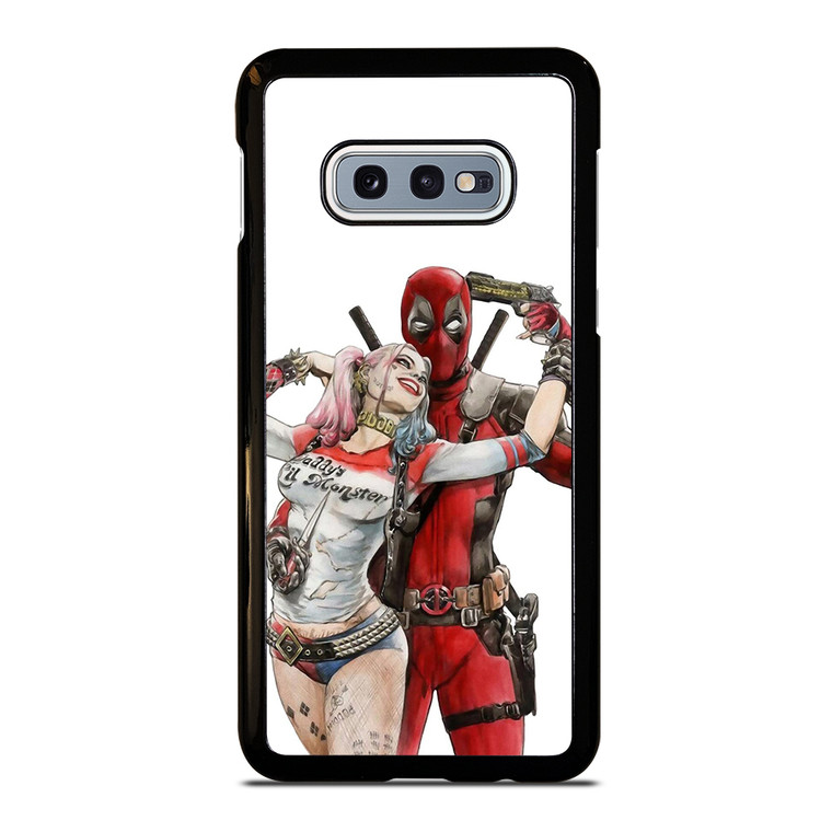 Iconic Deadpool & Harley Quinn Samsung Galaxy S10e Case Cover