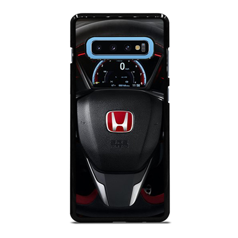 Civic Type R Steering Speed Meter Samsung Galaxy S10 Plus Case Cover