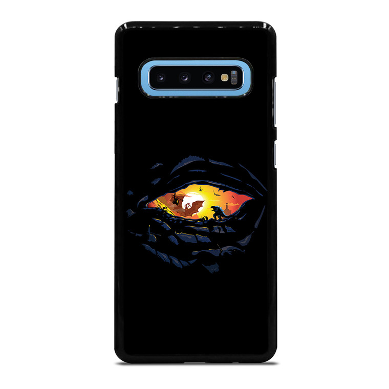 Godzilla War In Eye Painting Art Samsung Galaxy S10 Plus Case Cover