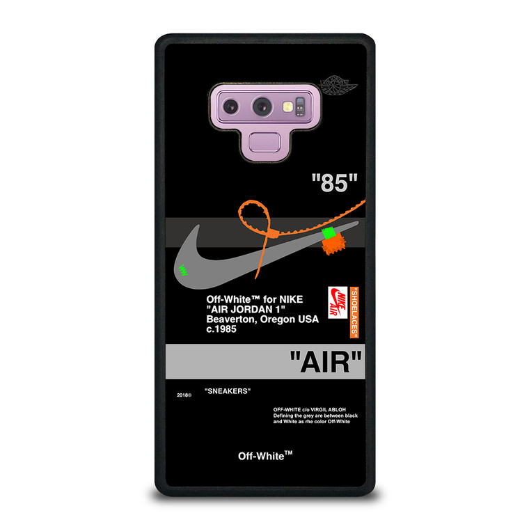 Air Jordan 1 Nike Off White Samsung Galaxy Note 9 Case Cover