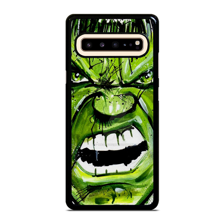 Hulk Comic Face Samsung Galaxy S10 5G Case Cover
