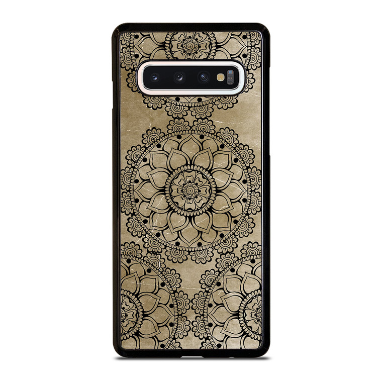 HENNA MANDALA DESIGN Samsung Galaxy S10 Case Cover