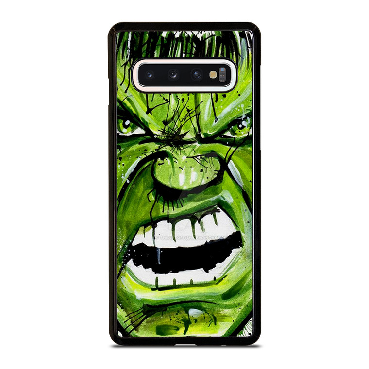 Hulk Comic Face Samsung Galaxy S10 Case Cover