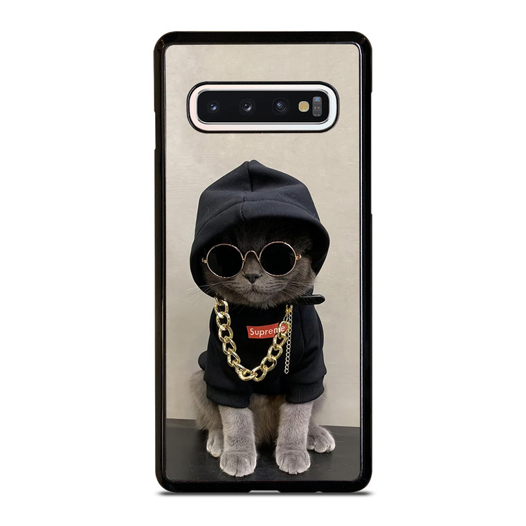 Hype Beast Cat Samsung Galaxy S10 Case Cover