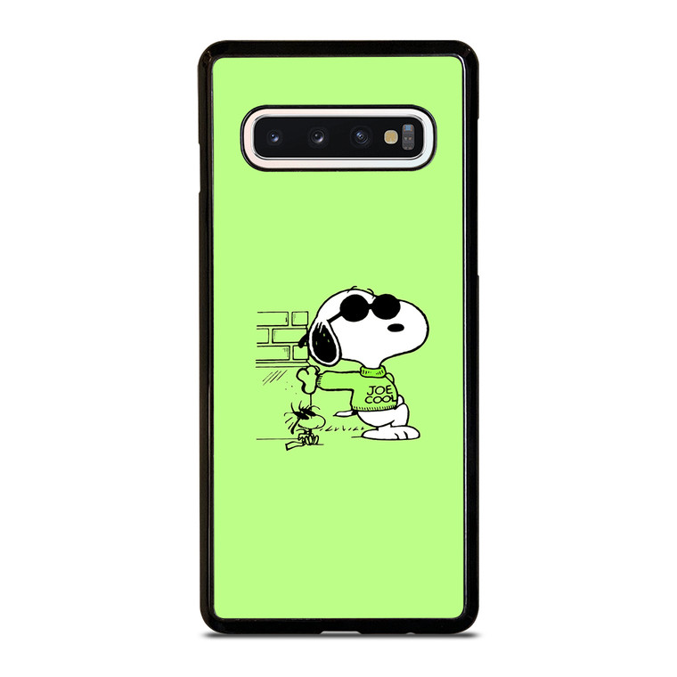Joe Cool Snoopy Dog Samsung Galaxy S10 Case Cover