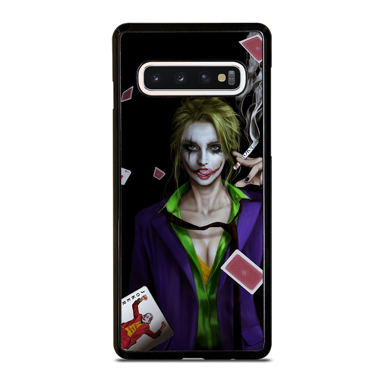 Joker Girl Smoking Samsung Galaxy S10 Case Cover