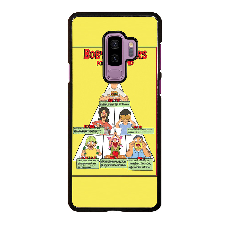BOB'S BURGERS FOOD PYRAMID Samsung Galaxy S9 Plus Case Cover