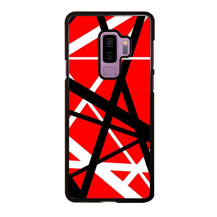 Eddie Van Halen Guitar Stripes Samsung Galaxy S9 Plus Case Cover