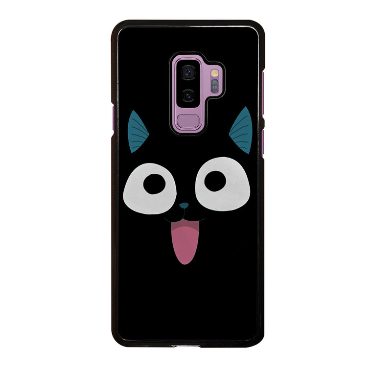 FAIRY TAIL HAPPY BLACK CHARACTER Samsung Galaxy S9 Plus Case Cover