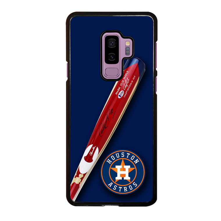 Houston Astros Correa's Stick Signed Samsung Galaxy S9 Plus Case Cover