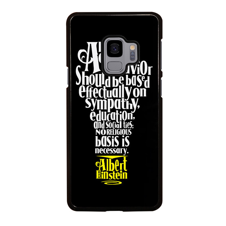 ALBERT EINSTEIN 'S THINKING Samsung Galaxy S9 Case Cover