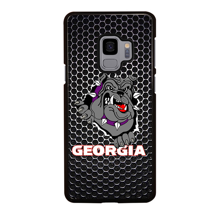 GEORGIA BULLDOGS SHIELD Samsung Galaxy S9 Case Cover