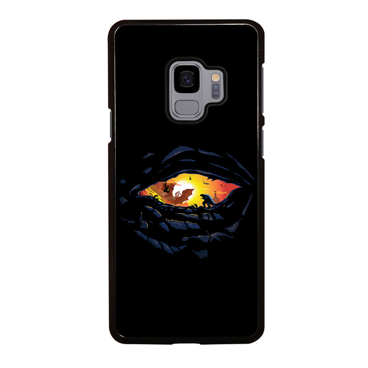 Godzilla War In Eye Painting Art Samsung Galaxy S9 Case Cover