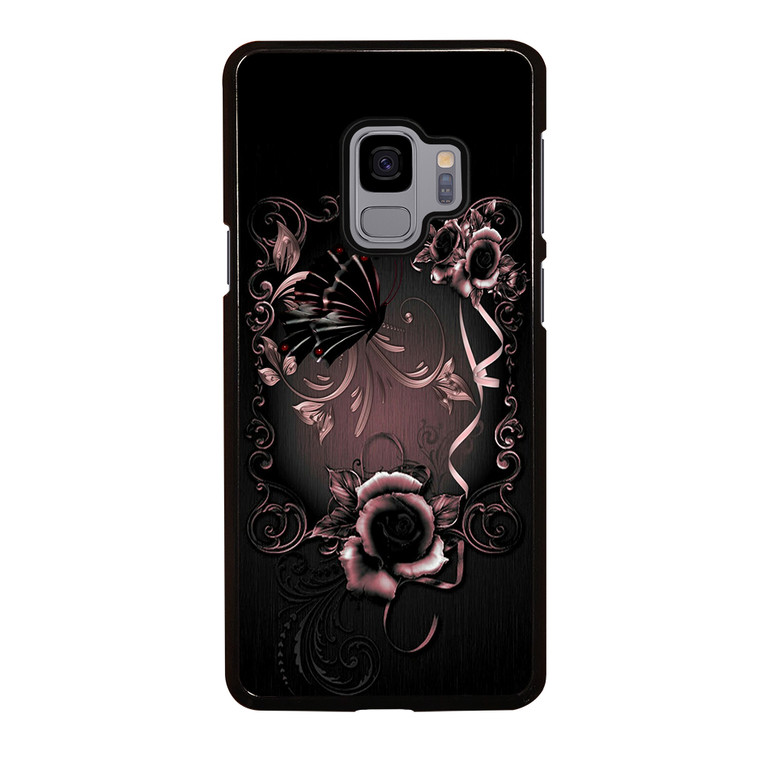 Gothic Rose Flower Samsung Galaxy S9 Case Cover