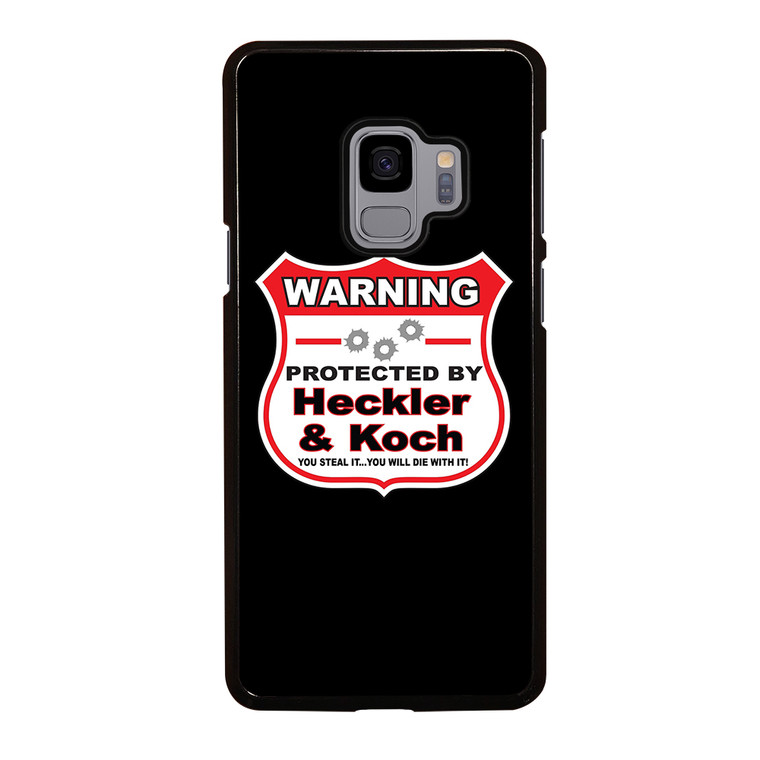 HECKLER & KOCH WARNING Samsung Galaxy S9 Case Cover