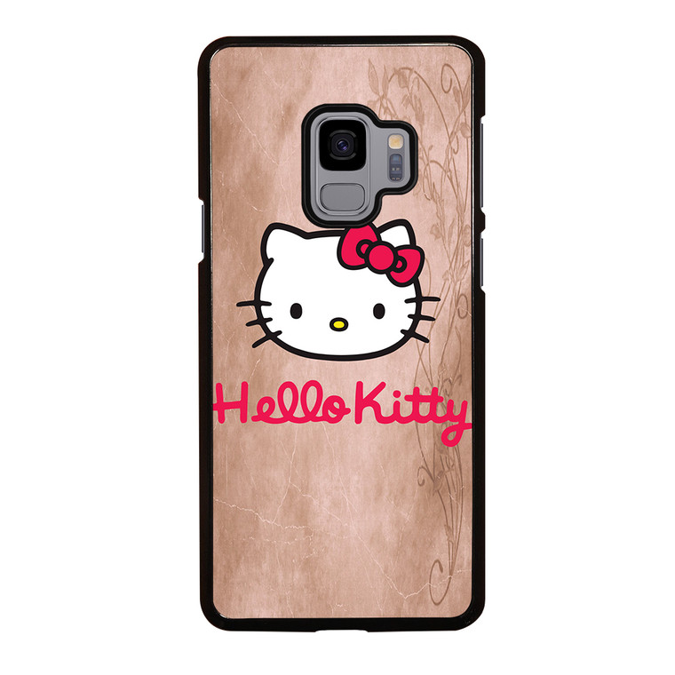 HELLO KITTY FACE Samsung Galaxy S9 Case Cover
