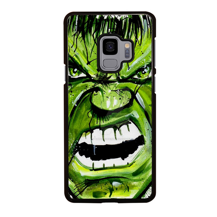 Hulk Comic Face Samsung Galaxy S9 Case Cover