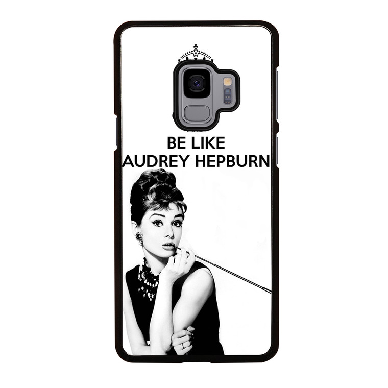 KEEP CALM AUDREY HEPBURN Samsung Galaxy S9 Case Cover