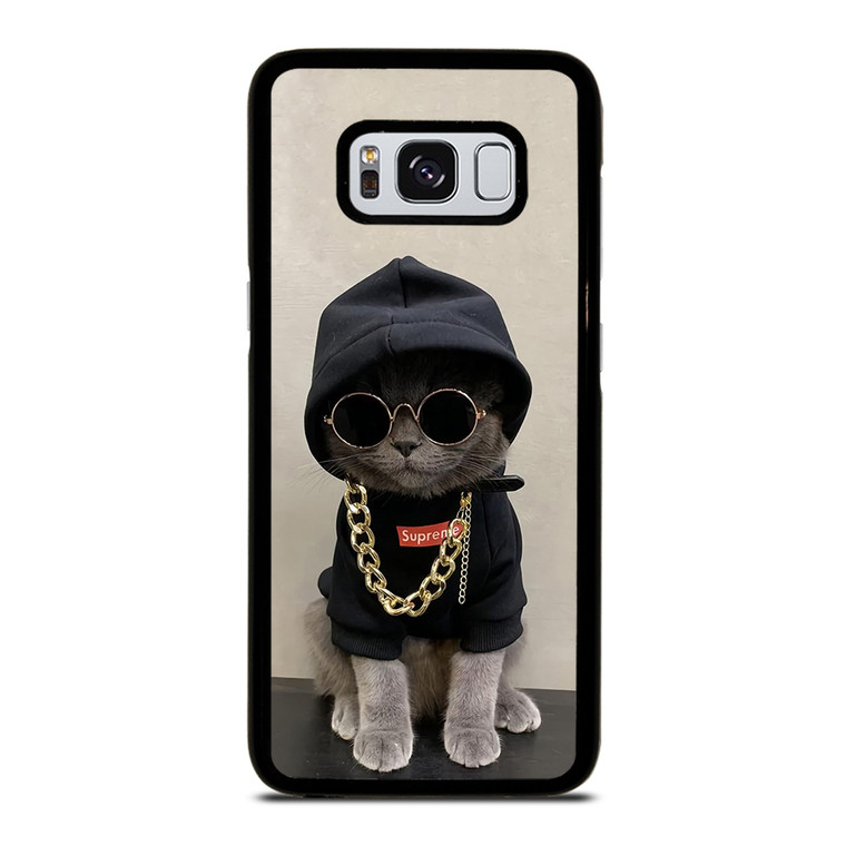 Hype Beast Cat Samsung Galaxy S8 Case Cover