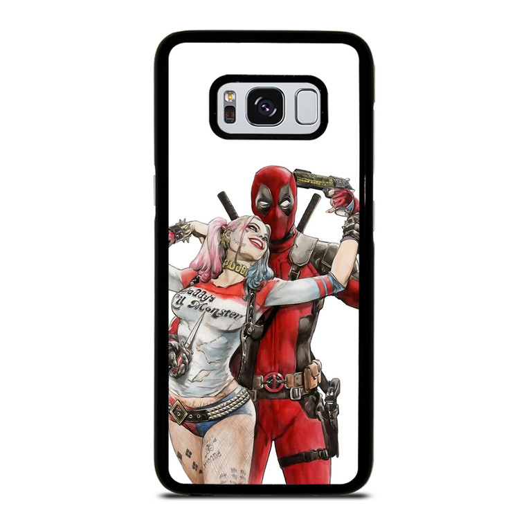 Iconic Deadpool & Harley Quinn Samsung Galaxy S8 Case Cover