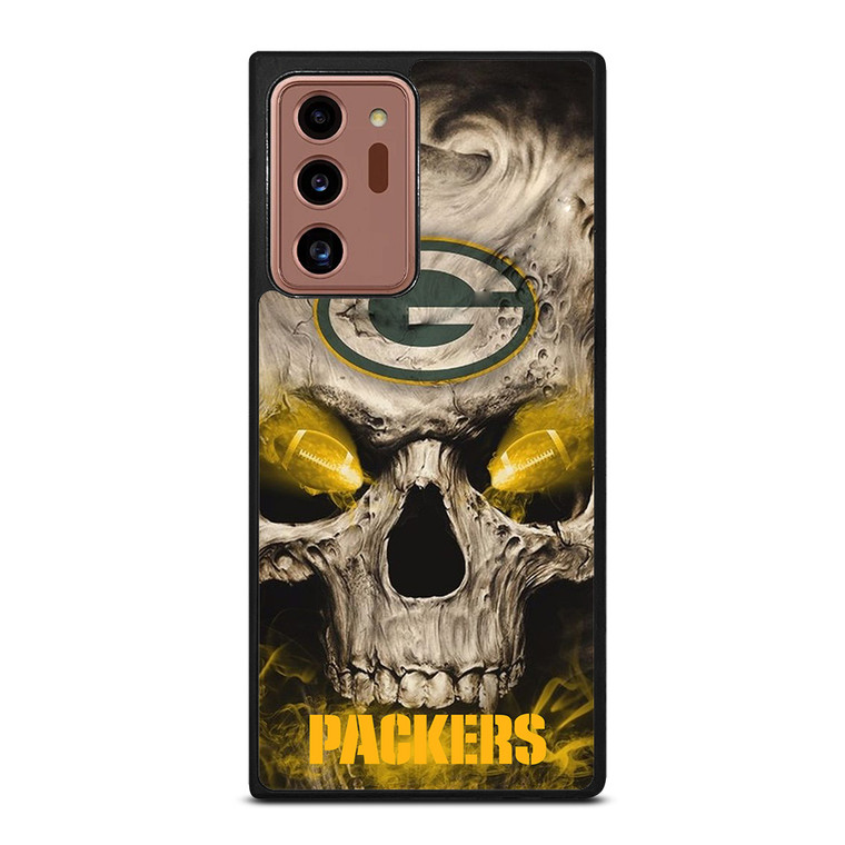 Green Bay Packers Skull Samsung Galaxy Note 20 Ultra 5G Case Cover