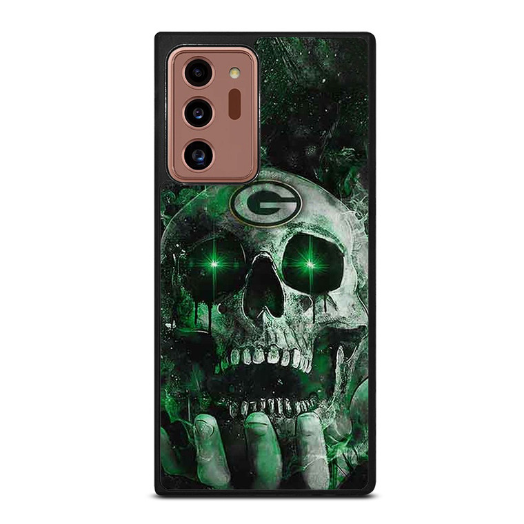 Green Bay Skull On Hand Samsung Galaxy Note 20 Ultra 5G Case Cover