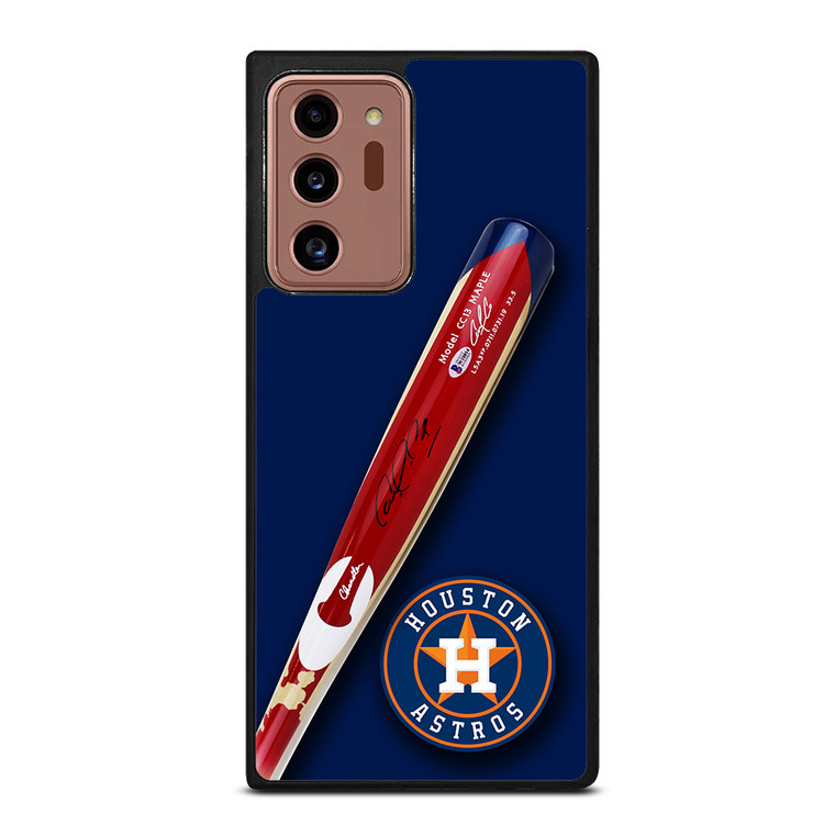 Houston Astros Correa's Stick Signed Samsung Galaxy Note 20 Ultra 5G Case Cover