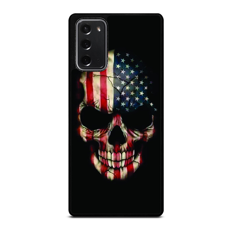 AMERICAN FLAG SKUL Samsung Galaxy Note 20 5G Case Cover