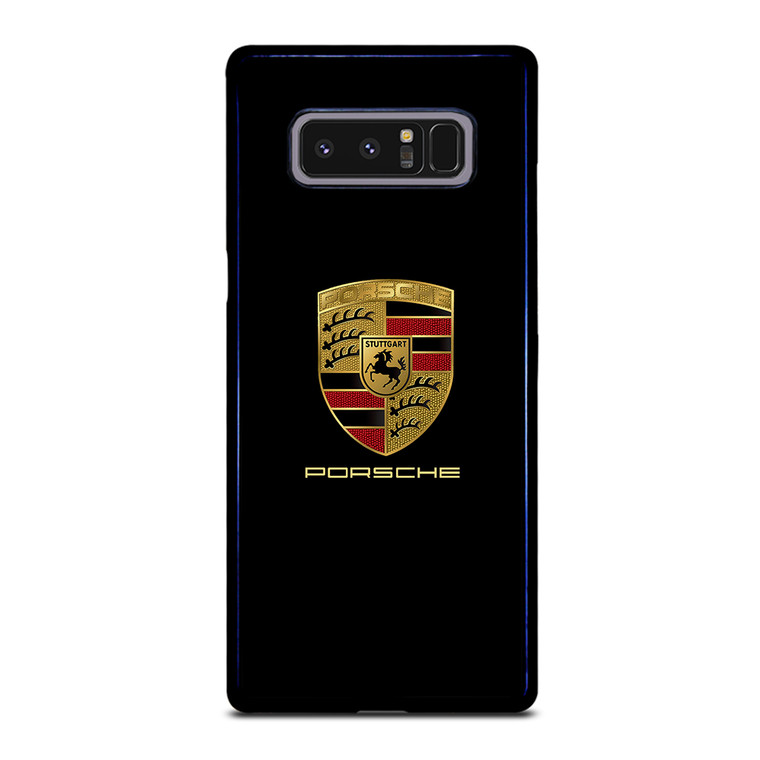 Porsche In Black Logo Samsung Galaxy Note 8 Case Cover